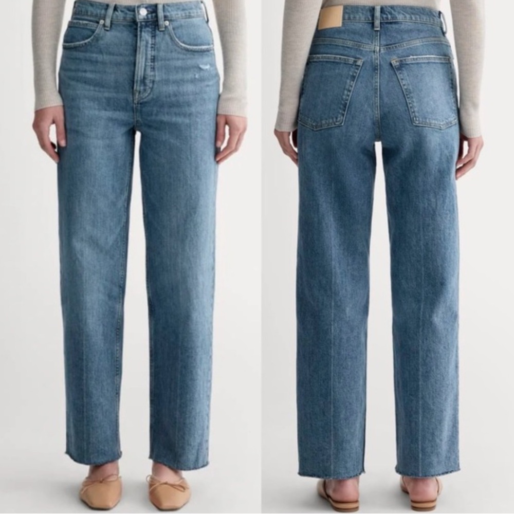 NWOT Everlane 🐟 Way High Organic Cotton Straight Leg